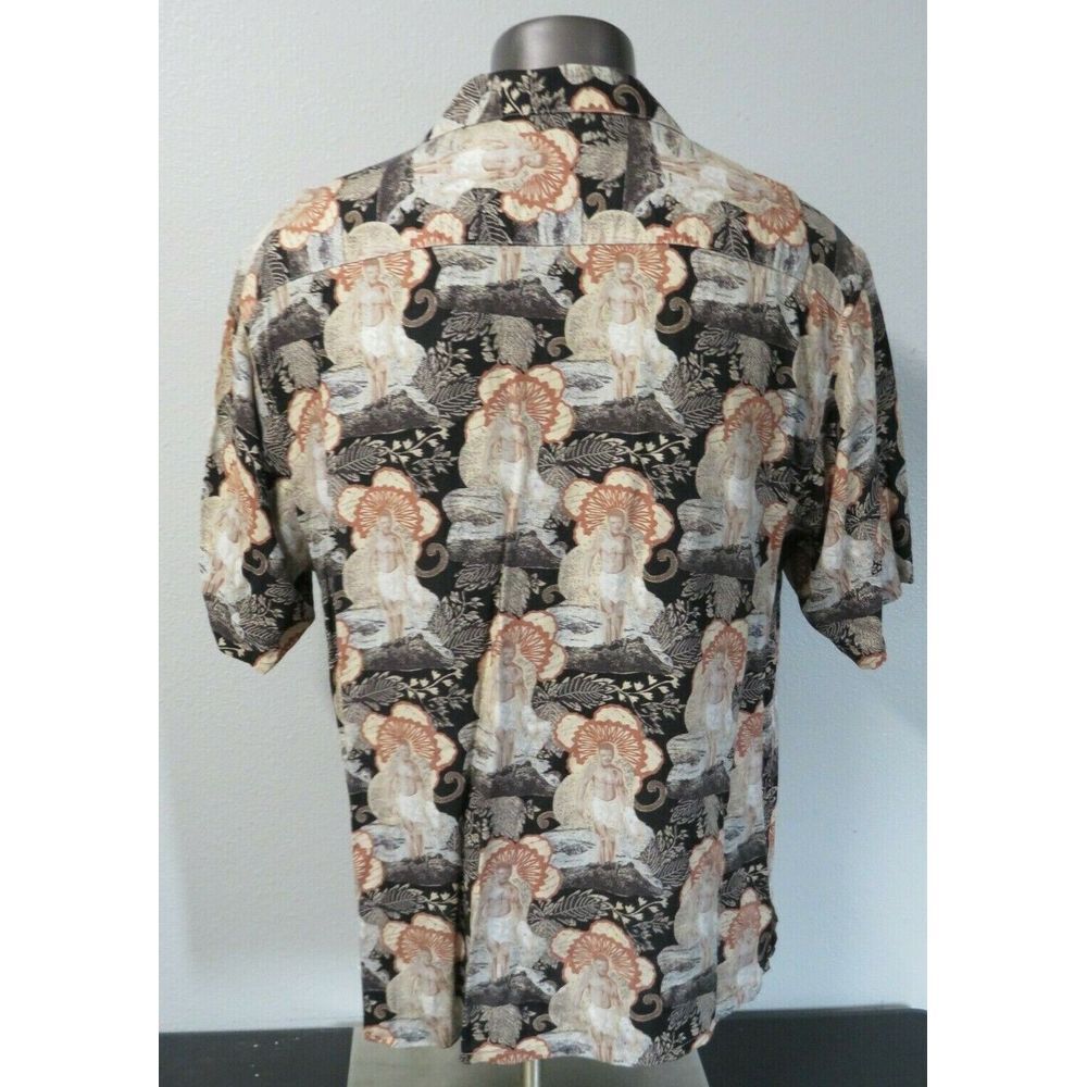Mens Vintage NOVIN Hawaiian Rayon Shirt Short Sleeve Button Front Size XL Floral - Picture 3 of 9